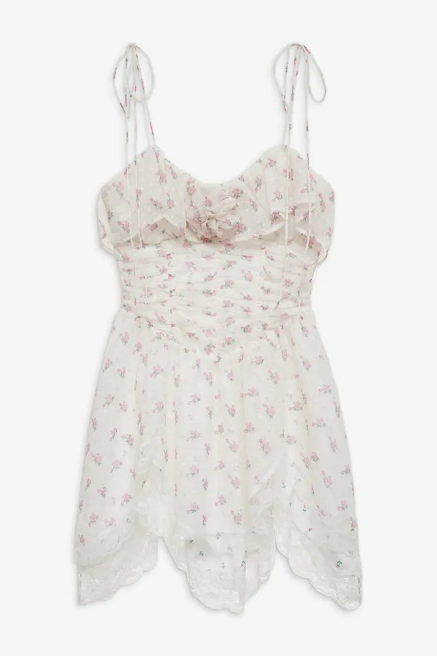 Women Dresses For Love and Lemons Amelia Mini Dress White Women Dresses For Love and Lemons Amelia Mini Dress White