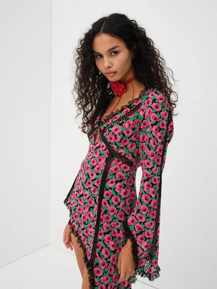 Women Dresses For Love and Lemons Brunello Asymmetrical Dress Red Women Dresses For Love and Lemons Brunello Asymmetrical Dress Red