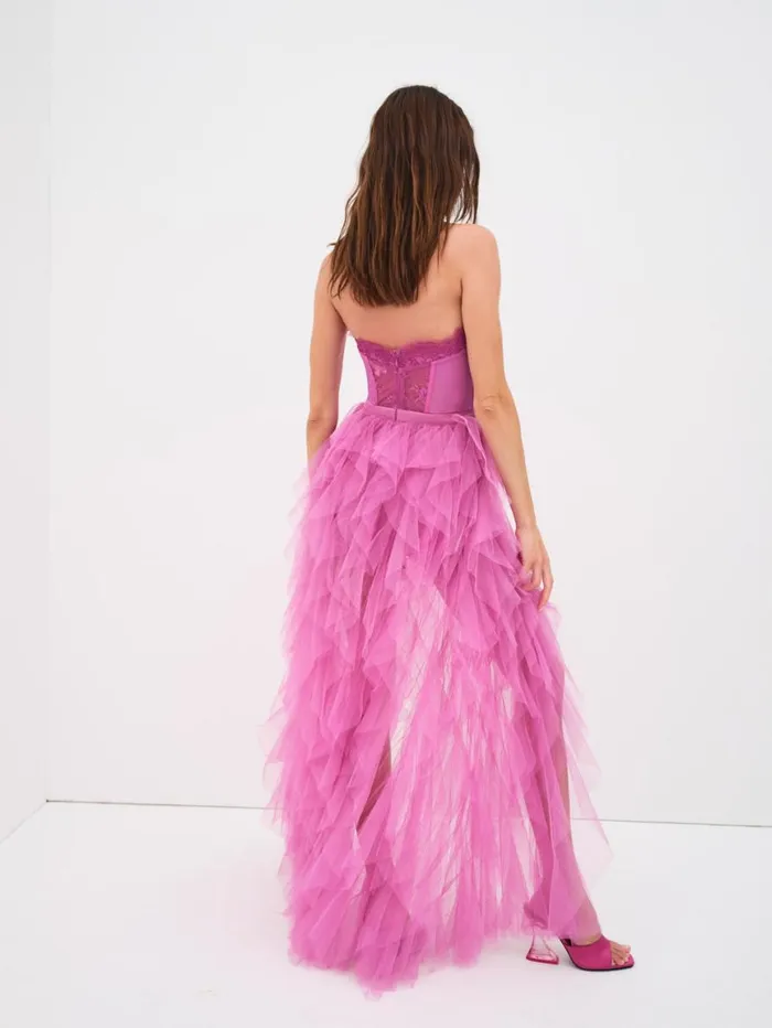 Women Dresses For Love and Lemons Bustier Gown Pink Women Dresses For Love and Lemons Bustier Gown Pink
