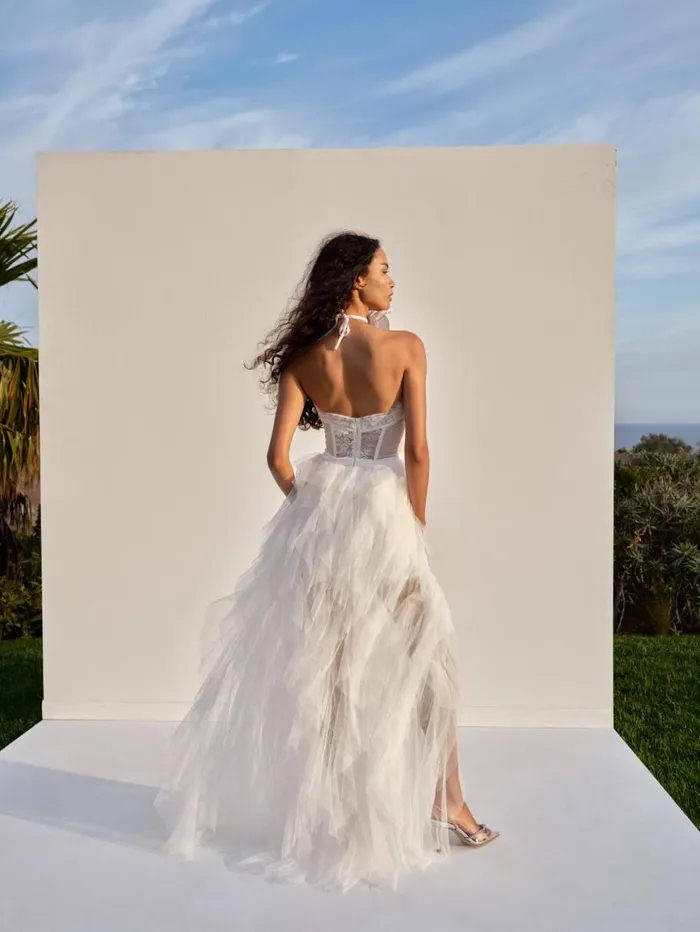 Women Dresses For Love and Lemons Bustier Gown White Women Dresses For Love and Lemons Bustier Gown White