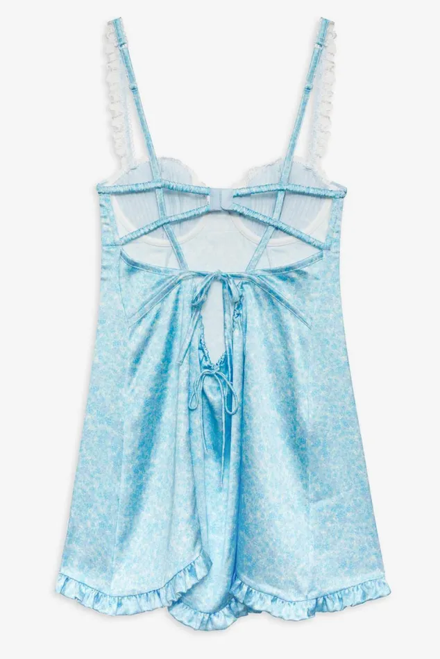 Women Dresses For Love and Lemons Everyday Slip Dress Blue Women Dresses For Love and Lemons Everyday Slip Dress Blue