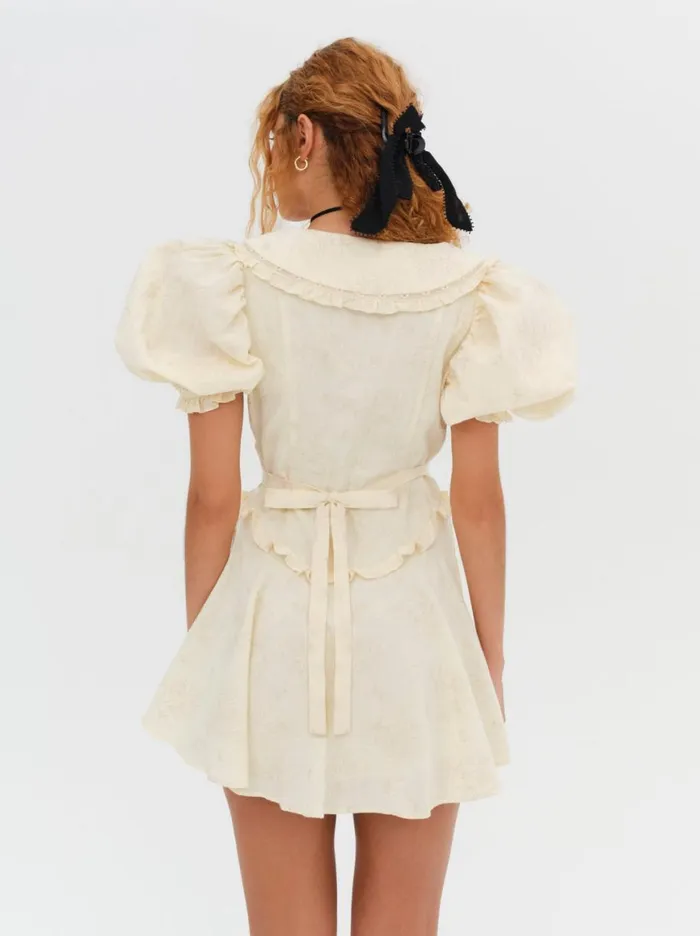 Women Dresses For Love and Lemons Gigi Mini Dress Beige Women Dresses For Love and Lemons Gigi Mini Dress Beige