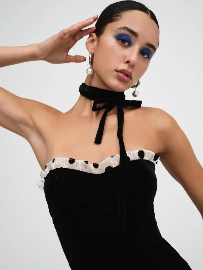 Women Dresses For Love and Lemons Melrose Mini Dress Black Women Dresses For Love and Lemons Melrose Mini Dress Black