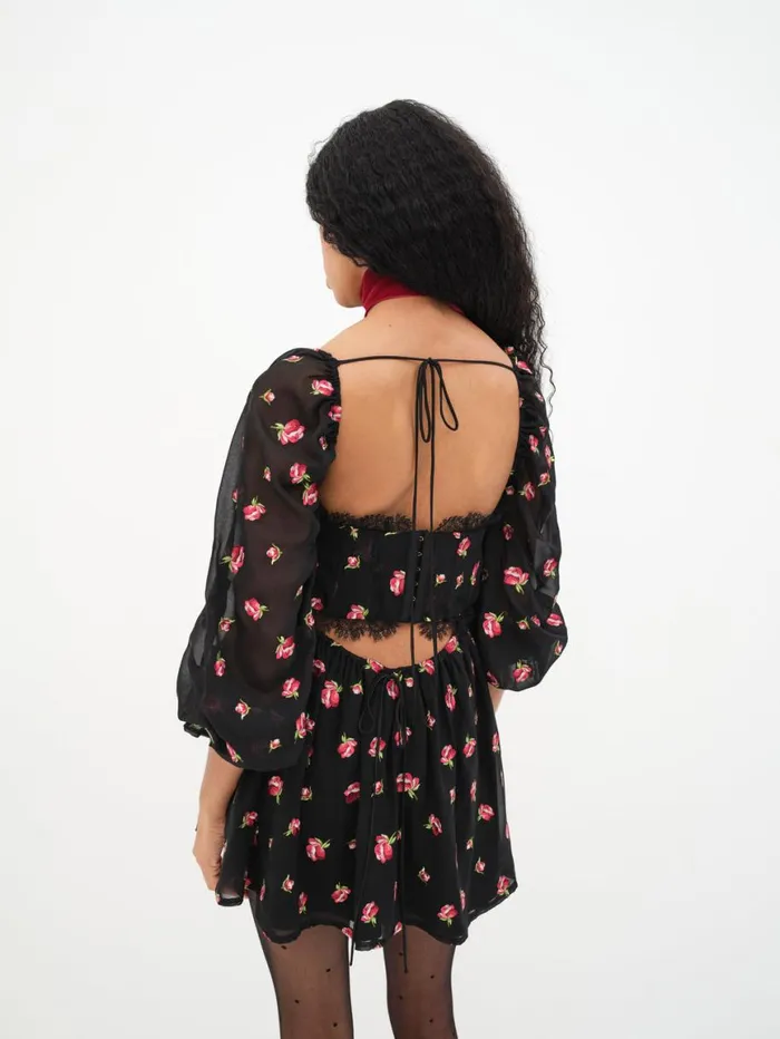 Women Dresses For Love and Lemons Wren Mini Dress Black Women Dresses For Love and Lemons Wren Mini Dress Black
