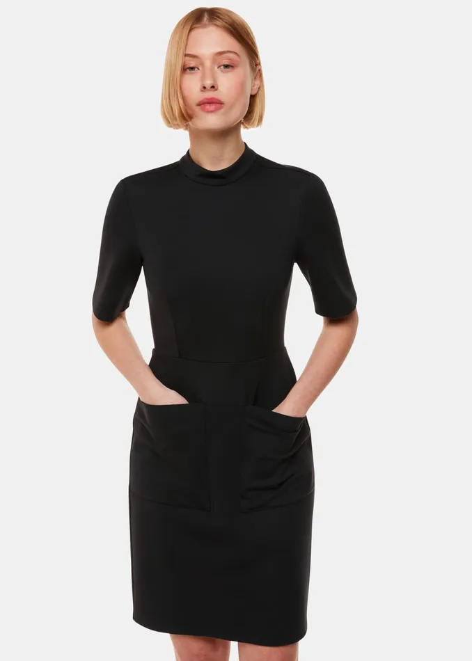 Women Dresses Whistles Black Alma Ponte Shift Dress