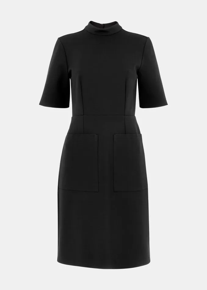 Women Dresses Whistles Black Alma Ponte Shift Dress