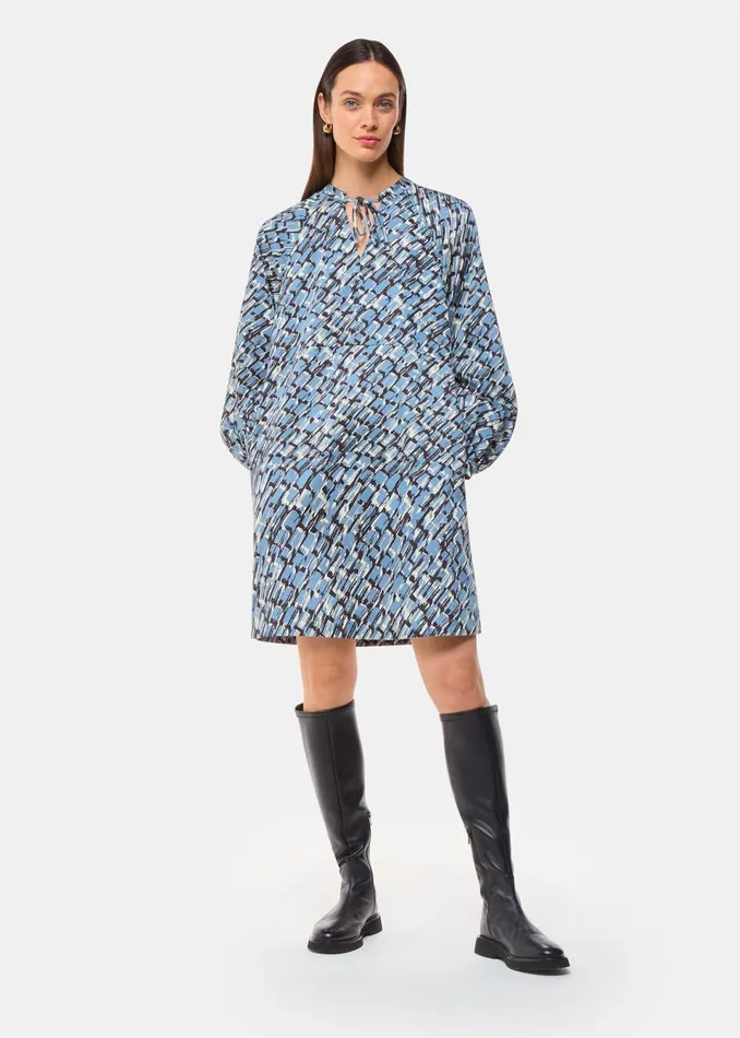 Women Dresses Whistles Blue Feathered Wing Marnie Dress