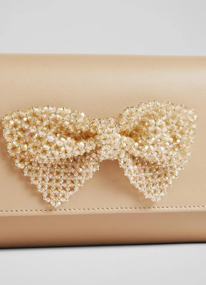Women Erla Beige Leather Clutch Bag LKBennett Clutch Bags Women Erla Beige Leather Clutch Bag LKBennett Clutch Bags