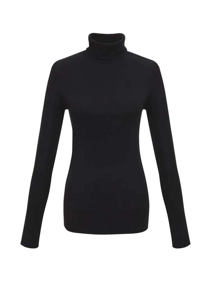 Women Essential Turtleneck Top Black Sanctuary Clothing Tees and Tops Women Essential Turtleneck Top Black Sanctuary Clothing Tees and Tops