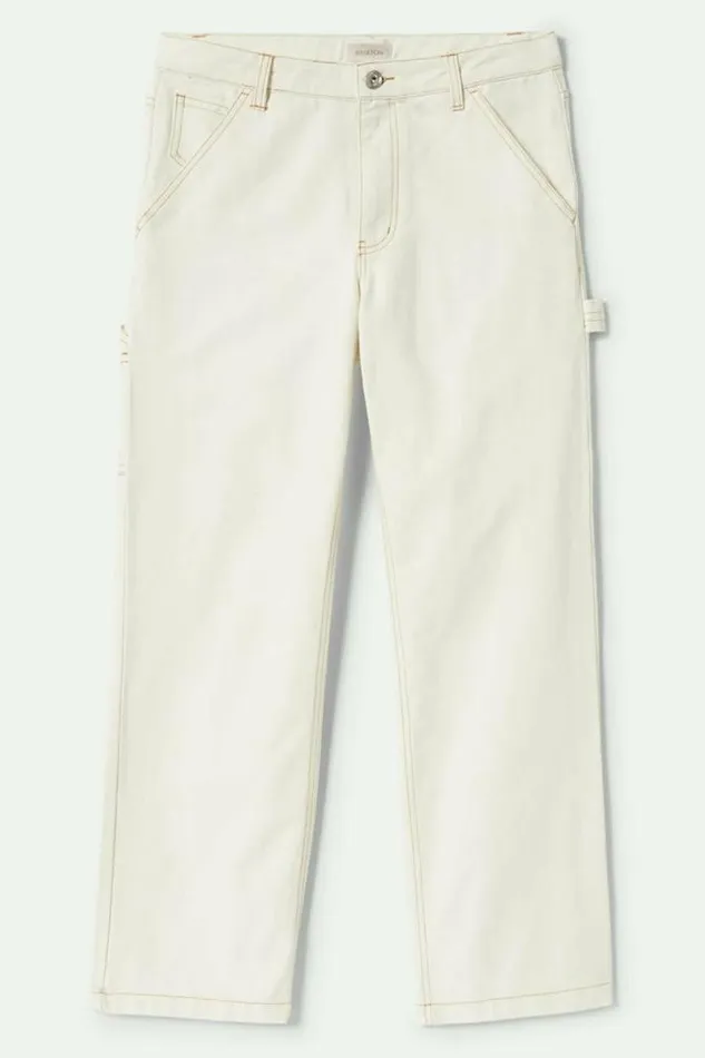 Women Essex Painter Pant Egret White Brixton Pants