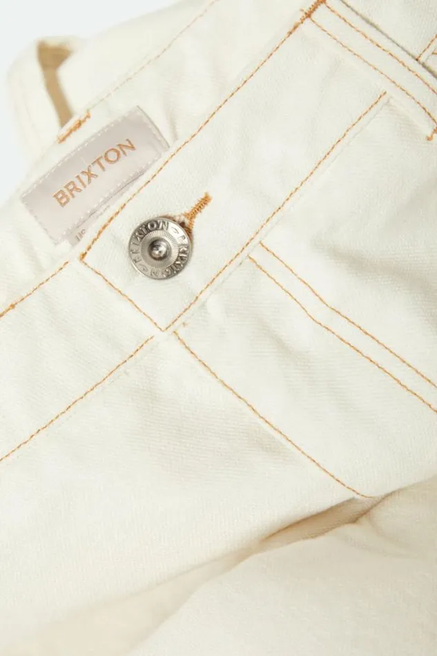 Women Essex Painter Pant Egret White Brixton Pants