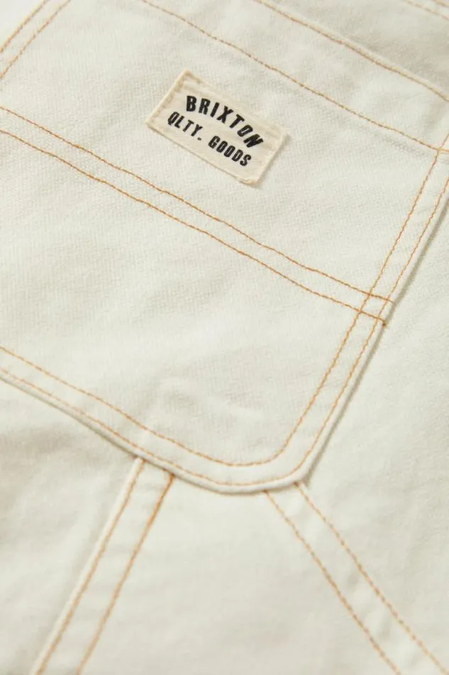 Women Essex Painter Pant Egret White Brixton Pants