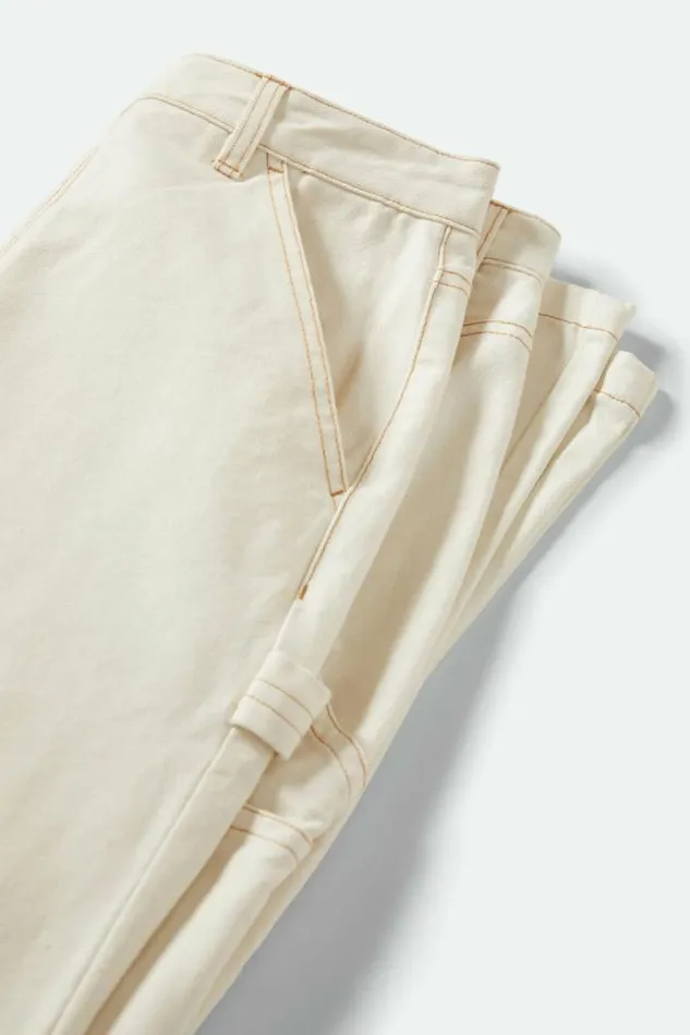 Women Essex Painter Pant Egret White Brixton Pants