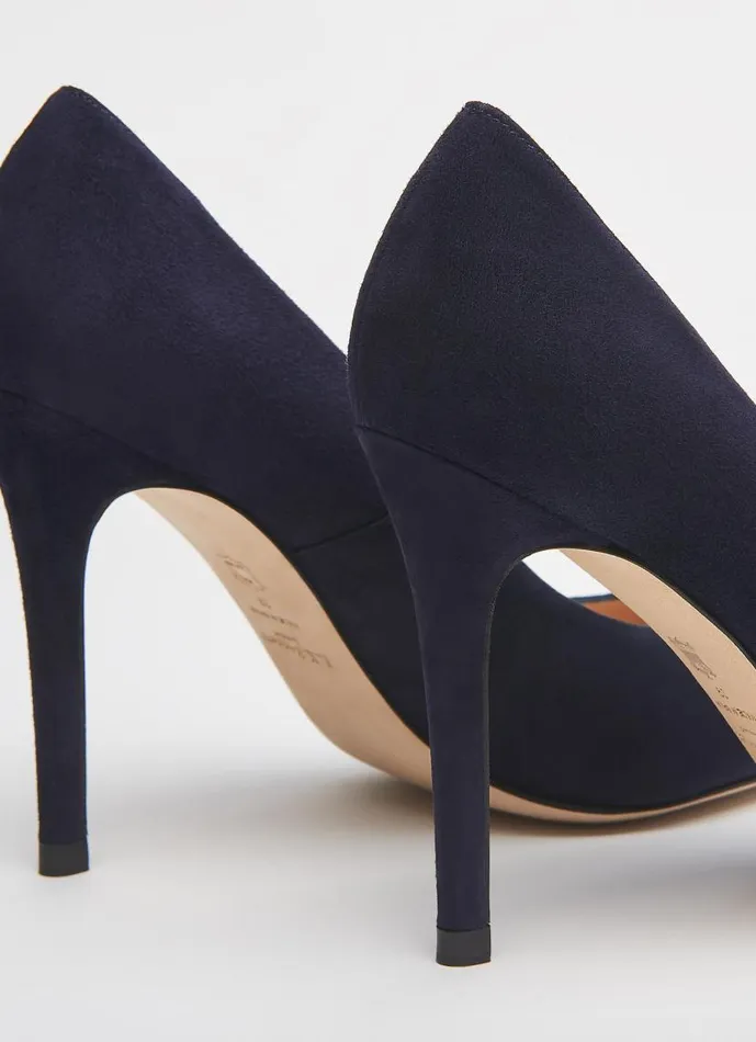 Women Fern Navy Suede Pointed Toe Courts Navy Blue LKBennett Court Shoes Women Fern Navy Suede Pointed Toe Courts Navy Blue LKBennett Court Shoes