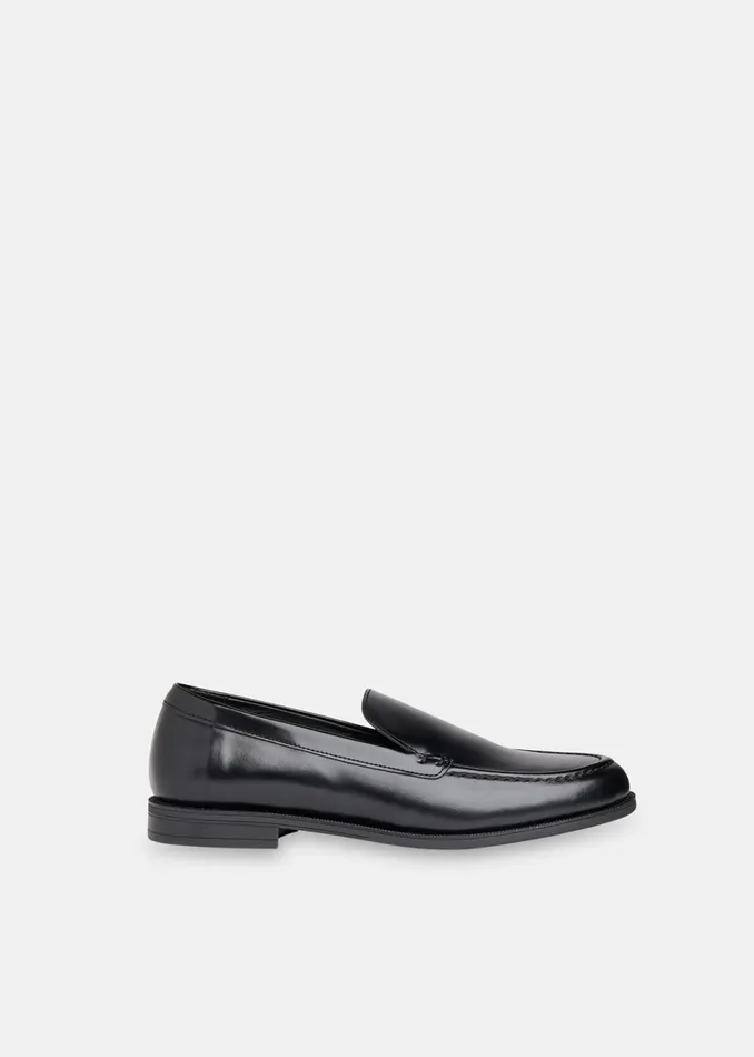 Women Flat Shoes Whistles Black Jovie Slim Patent Loafer