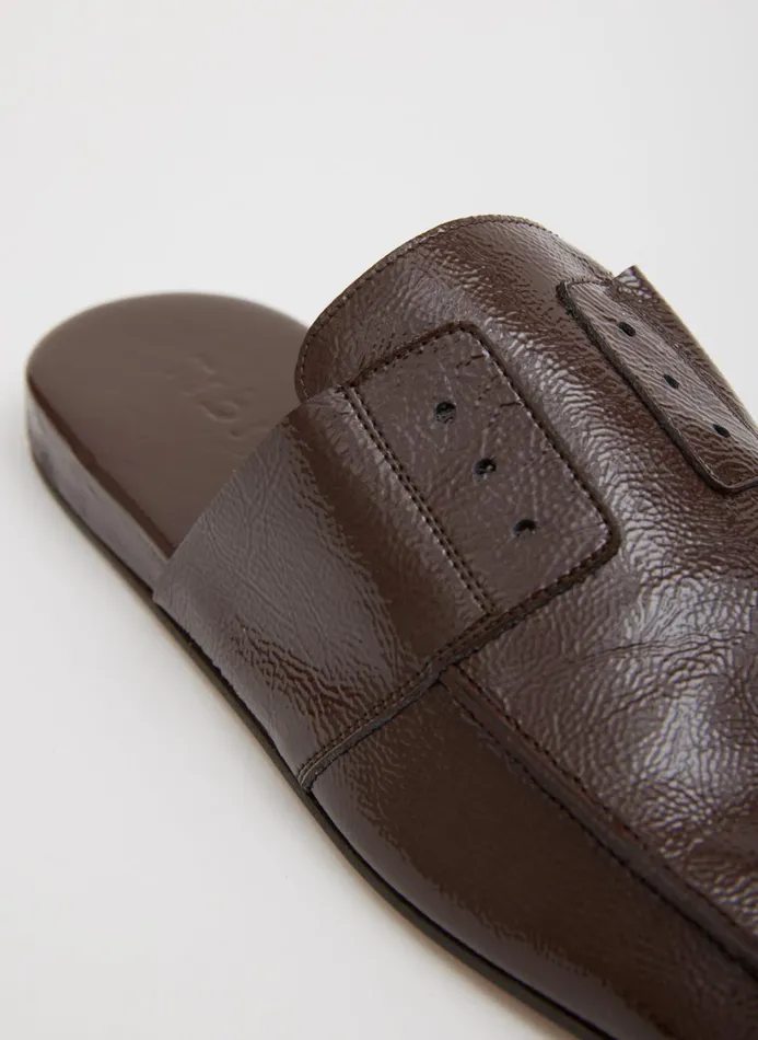 Women Flats Tibi Granger Slide Brown