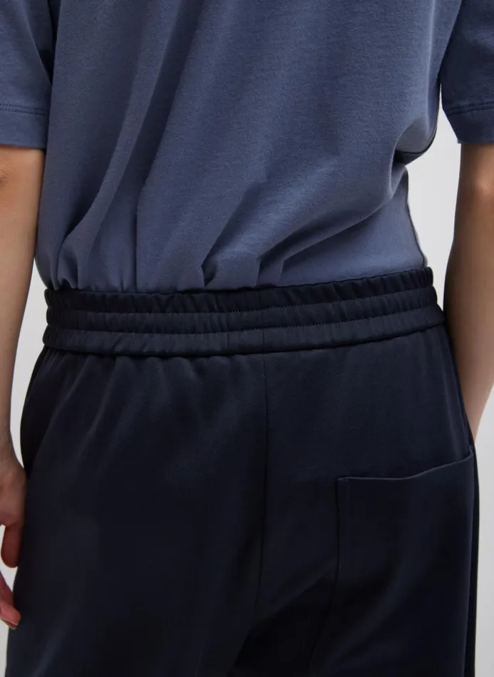 Women Fundamentals Tibi Active Knit Winslow Pant Navy