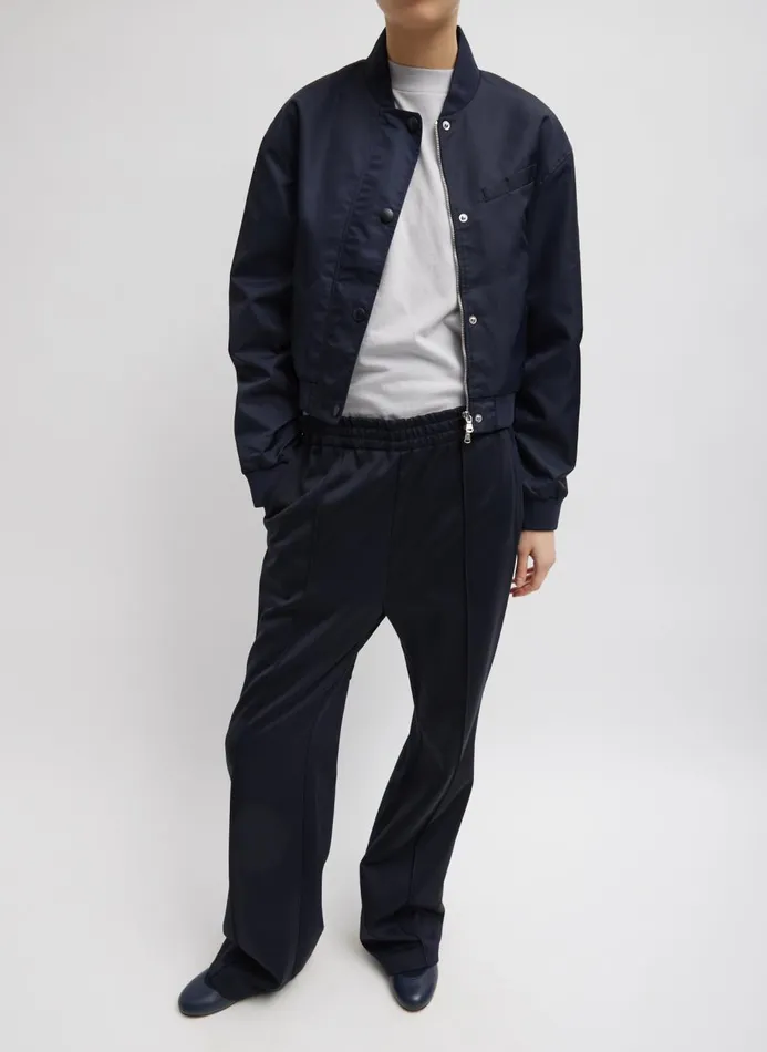 Women Fundamentals Tibi Active Knit Winslow Pant Navy