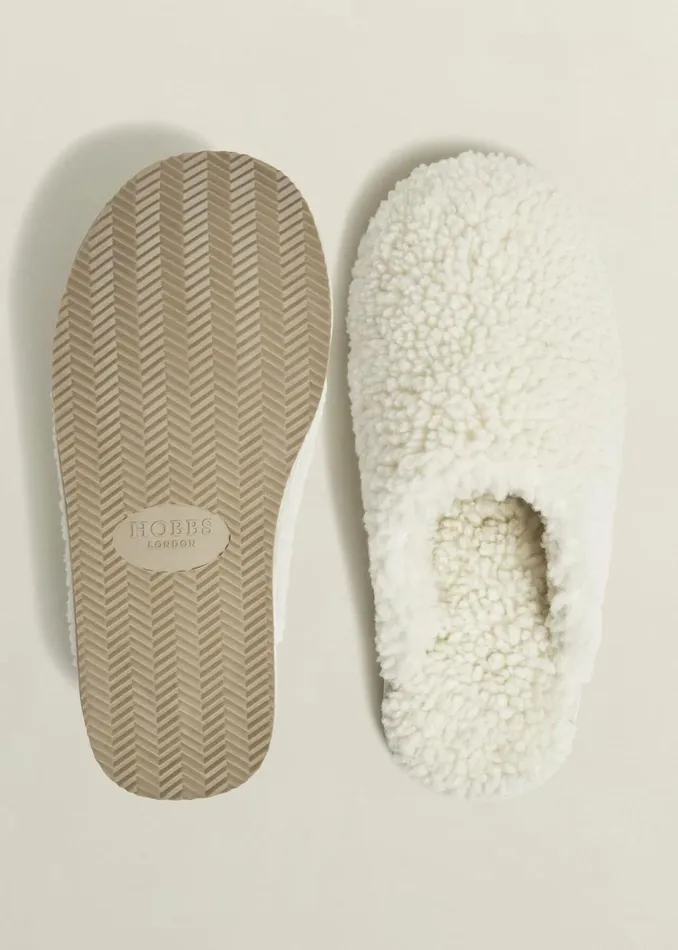 Women Gaia Slippers Ivory Hobbs Flats