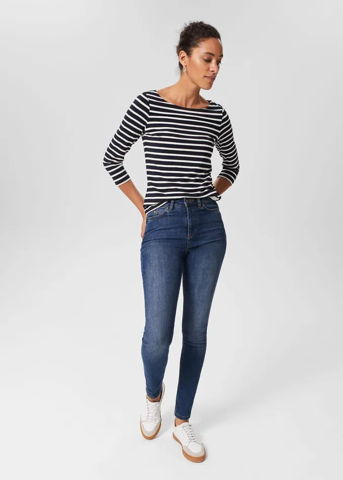 Women Gia Sculpting Jeans Mid Wash Hobbs Jeans