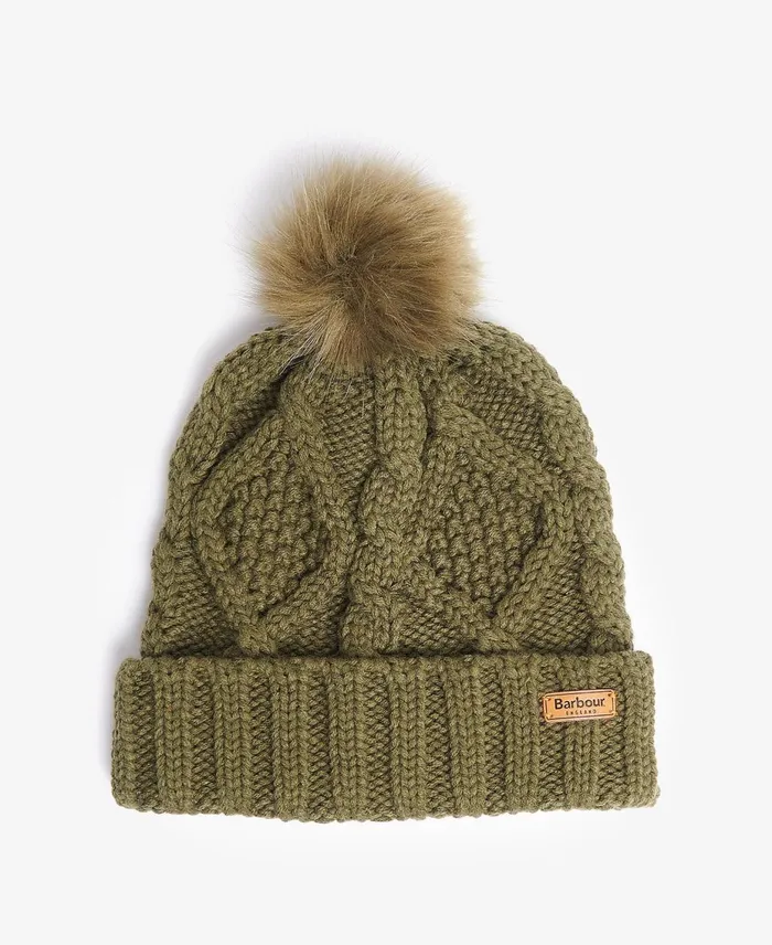 Women Hats Barbour Ridley Beanie and Scarf Gift Set Olive Women Hats Barbour Ridley Beanie and Scarf Gift Set Olive