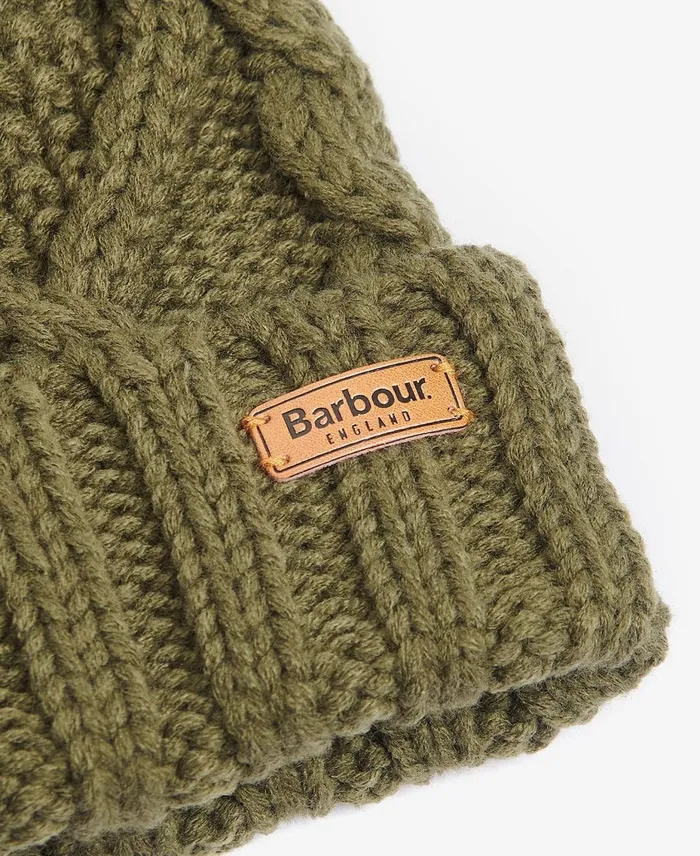 Women Hats Barbour Ridley Beanie and Scarf Gift Set Olive Women Hats Barbour Ridley Beanie and Scarf Gift Set Olive