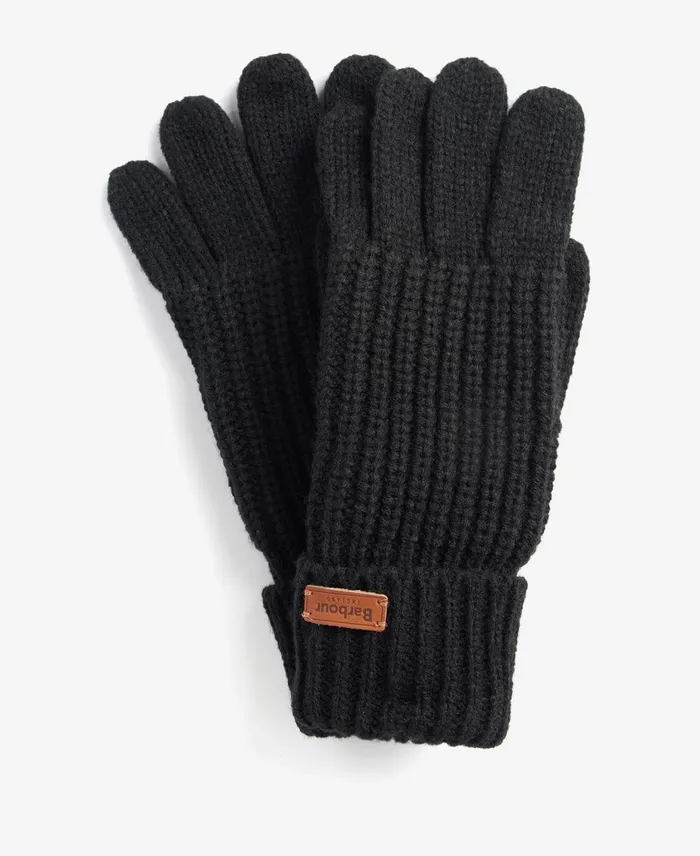 Women Hats Barbour Saltburn Knitted Gloves Olive