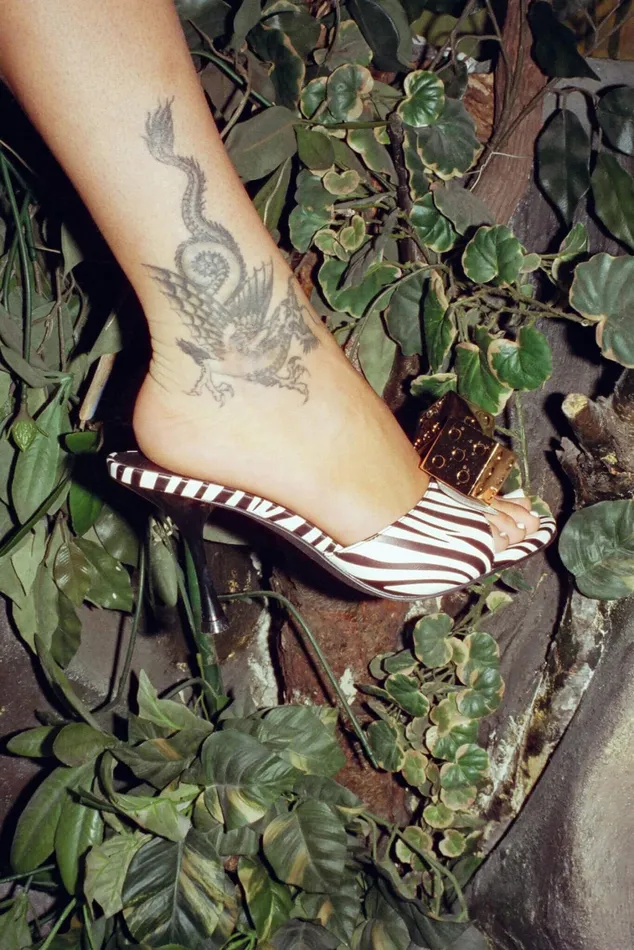 Women Heel Jeffrey Campbell DICE Black White Zebra Silver