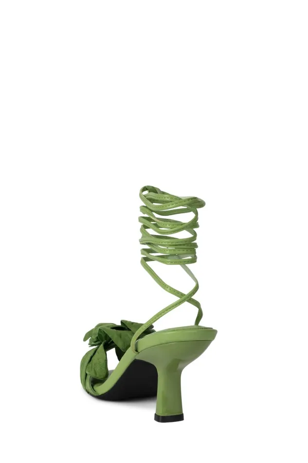 Women Heel Jeffrey Campbell ESSENCE Green Suede