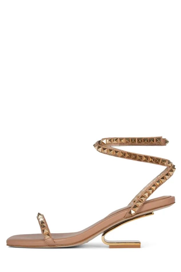 Women Heel Jeffrey Campbell LUXORLB Beige Gold