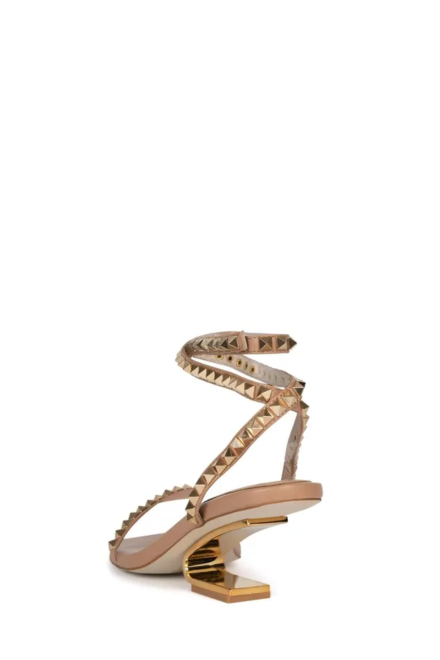 Women Heel Jeffrey Campbell LUXORLB Beige Gold