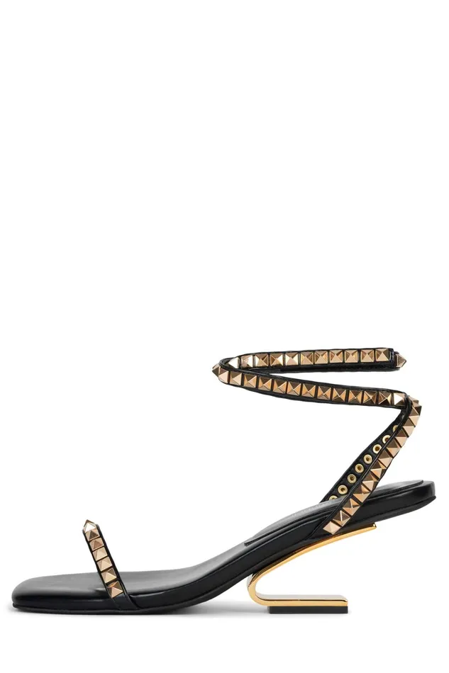 Women Heel Jeffrey Campbell LUXORLB Beige Gold