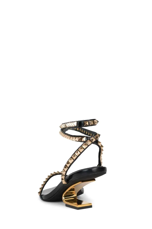 Women Heel Jeffrey Campbell LUXORLB Beige Gold