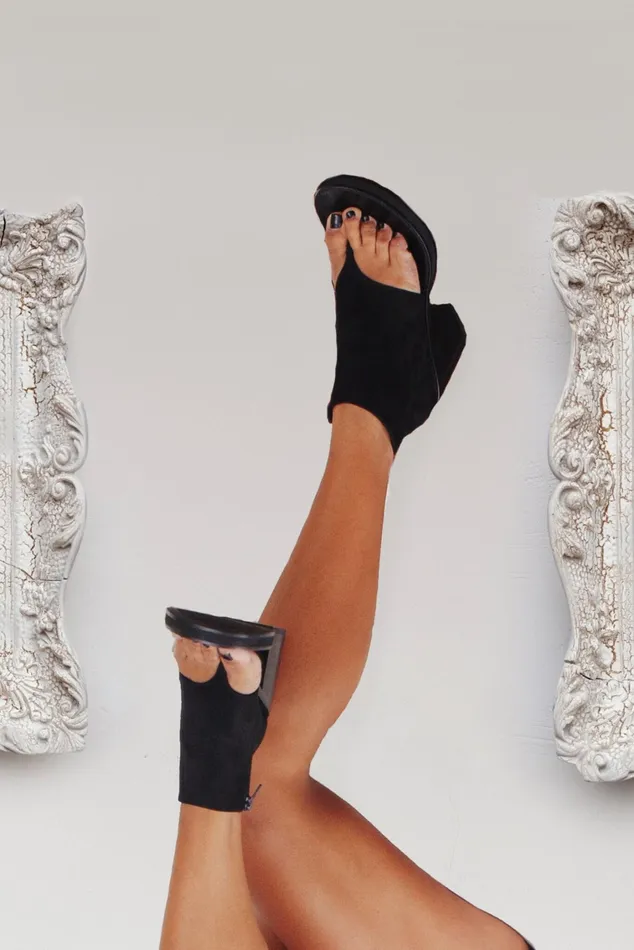 Women Heel Jeffrey Campbell TRUST Rust Suede