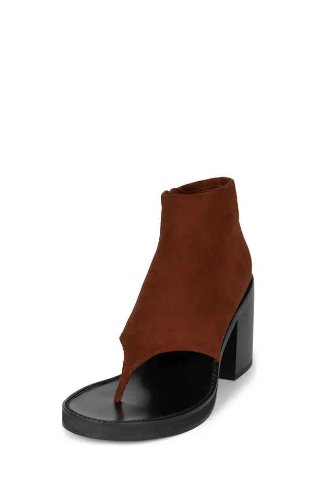 Women Heel Jeffrey Campbell TRUST Rust Suede