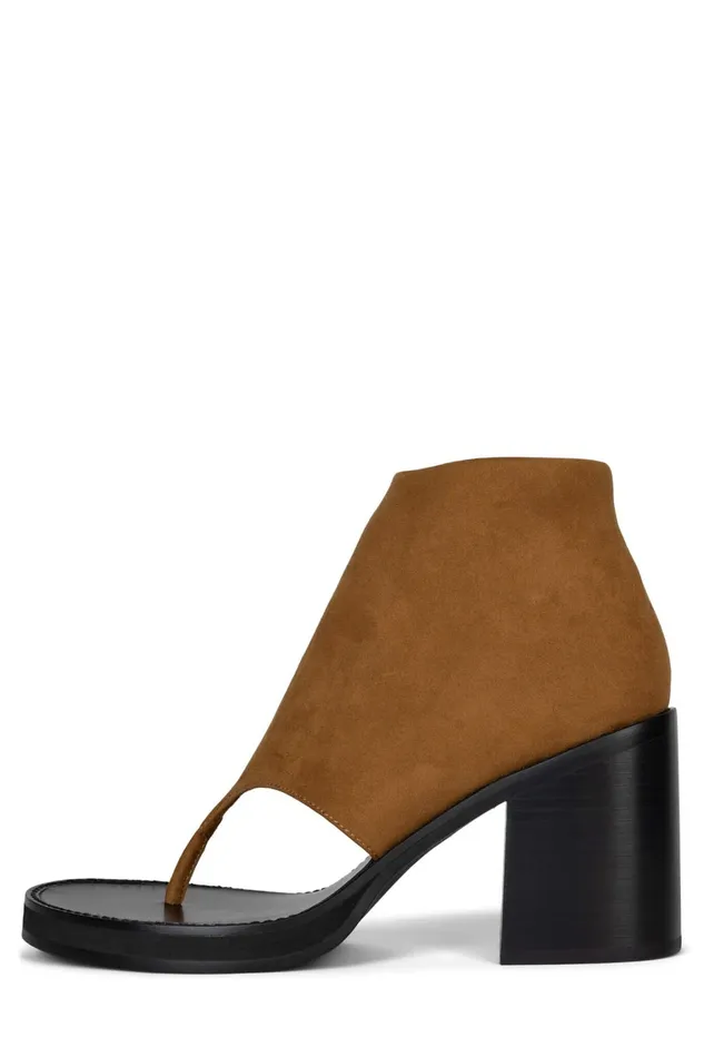Women Heel Jeffrey Campbell TRUST Rust Suede