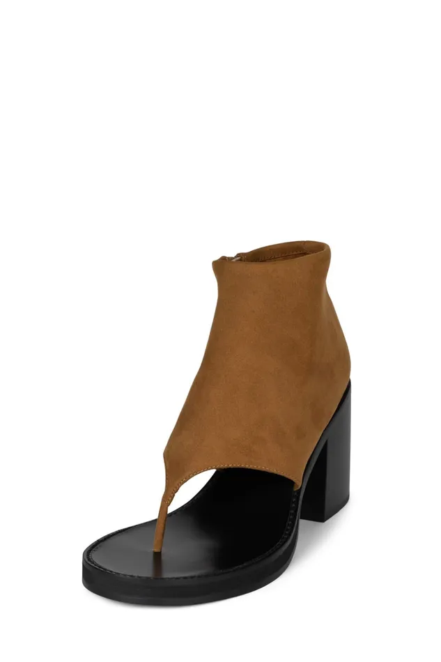Women Heel Jeffrey Campbell TRUST Rust Suede