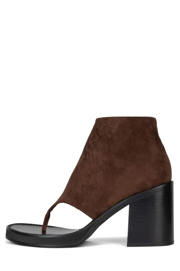 Women Heel Jeffrey Campbell TRUST Rust Suede