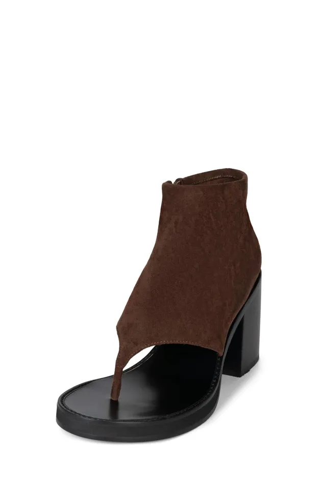 Women Heel Jeffrey Campbell TRUST Rust Suede