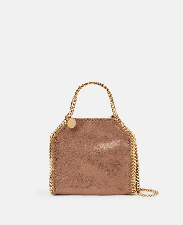 Women Iconic Falabella Stella McCartney Falabella Tiny Tote Bag Bronze