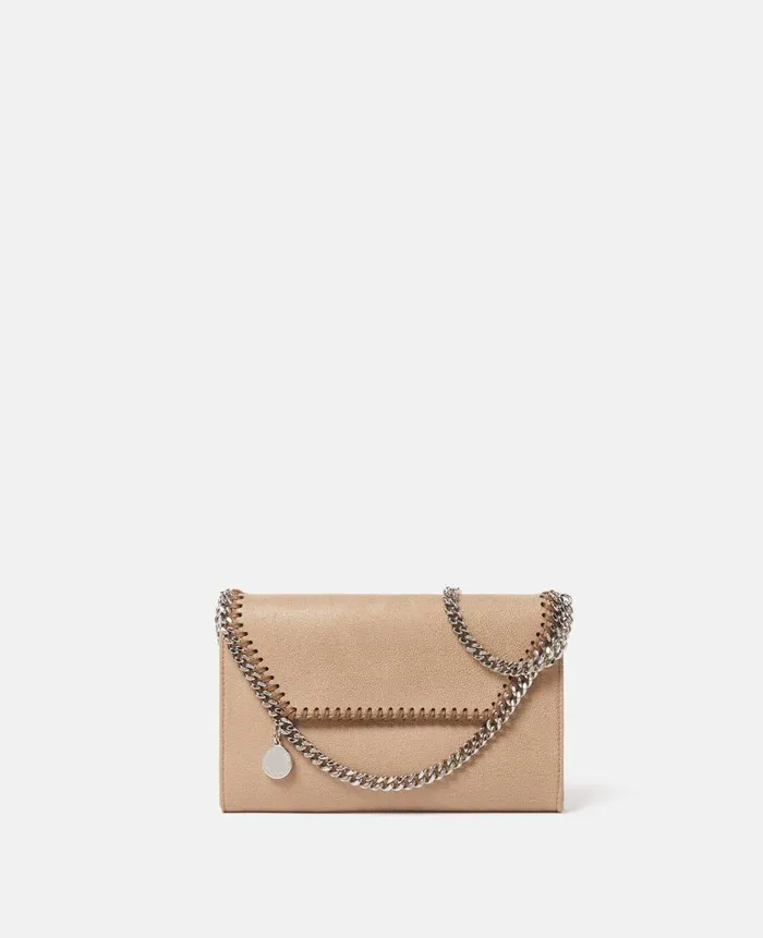 Women Iconic Falabella Stella McCartney Falabella Wallet Crossbody Bag Toffee Brown Women Iconic Falabella Stella McCartney Falabella Wallet Crossbody Bag Toffee Brown