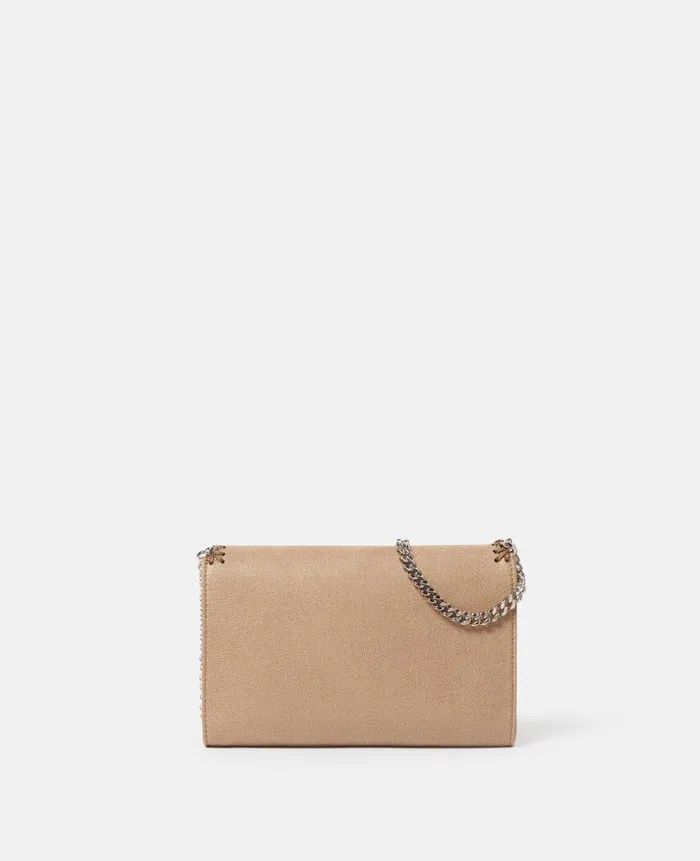Women Iconic Falabella Stella McCartney Falabella Wallet Crossbody Bag Toffee Brown