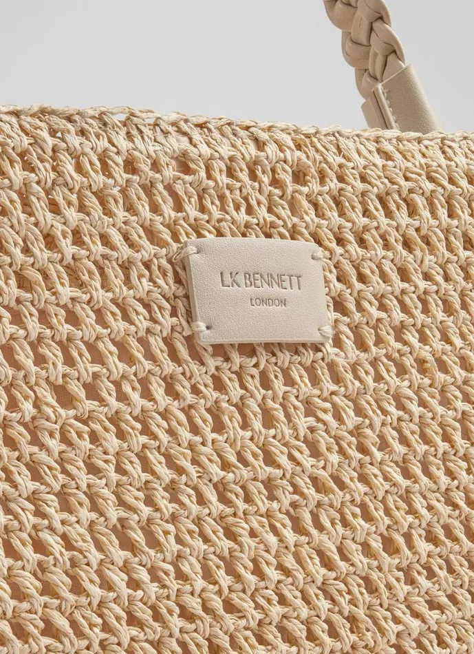 Women Isabella Natural Raffia Bag LKBennett Tote Bags Women Isabella Natural Raffia Bag LKBennett Tote Bags