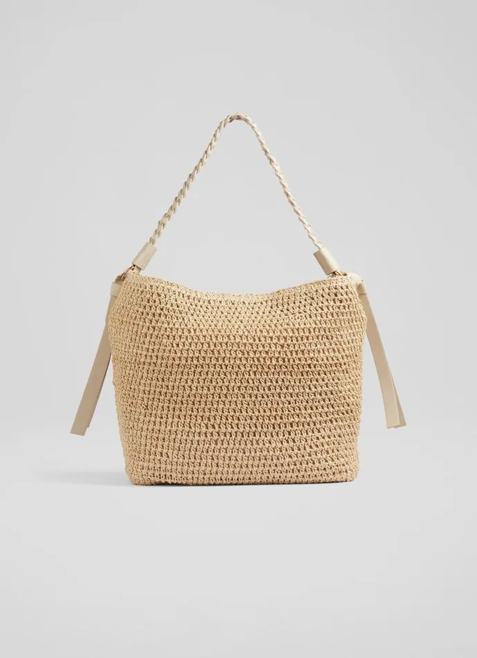 Women Isabella Natural Raffia Bag LKBennett Tote Bags Women Isabella Natural Raffia Bag LKBennett Tote Bags