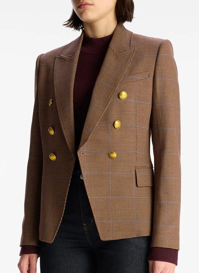 Women Jackets and Coats ALC Chelsea Tailored Jacket Chestnut Multi