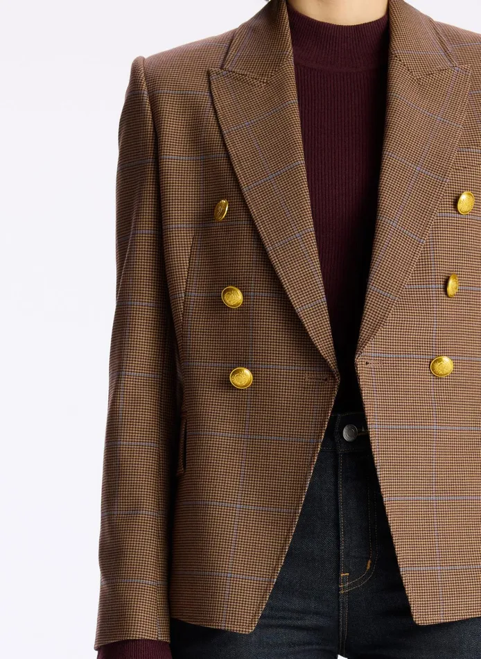 Women Jackets and Coats ALC Chelsea Tailored Jacket Chestnut Multi