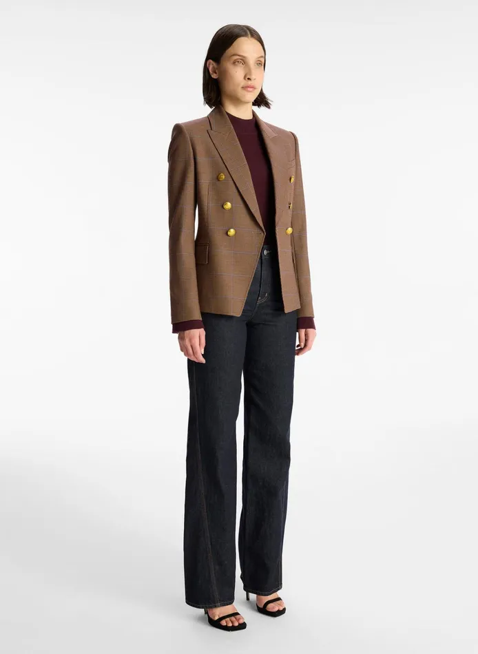 Women Jackets and Coats ALC Chelsea Tailored Jacket Chestnut Multi