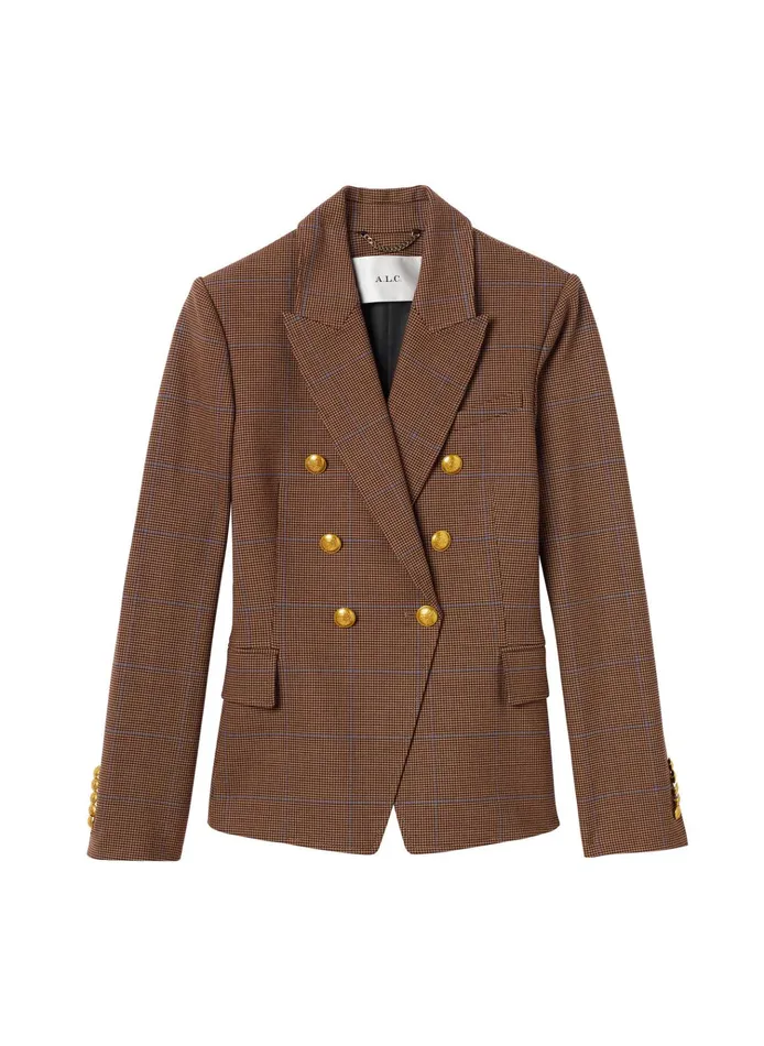 Women Jackets and Coats ALC Chelsea Tailored Jacket Chestnut Multi