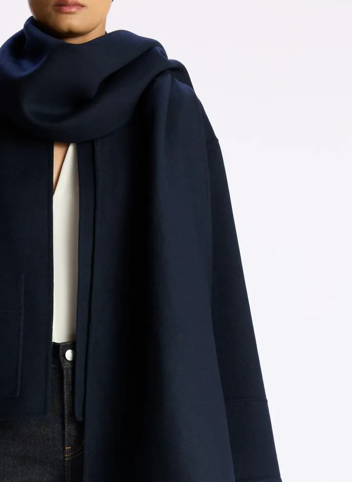 Women Jackets and Coats ALC Finley Wool Jacket Navy