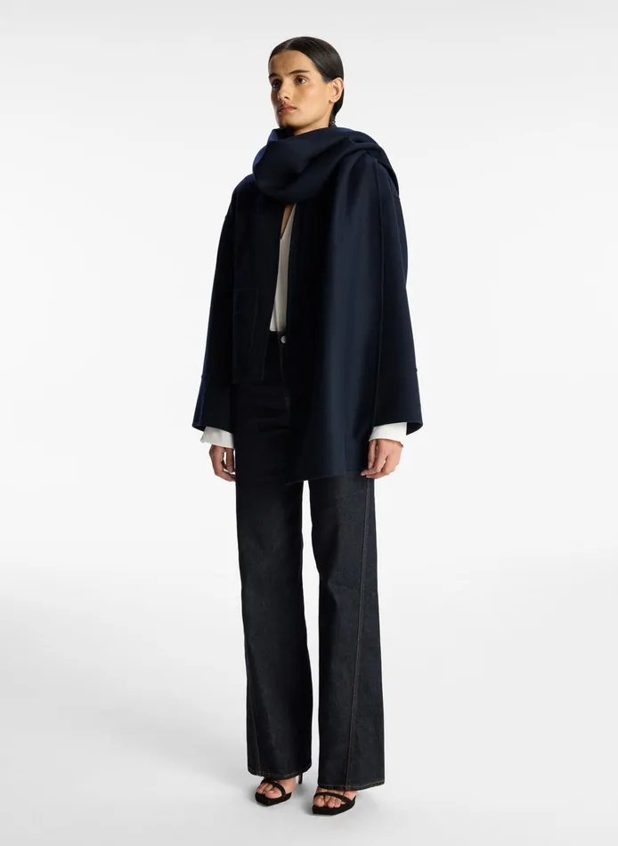 Women Jackets and Coats ALC Finley Wool Jacket Navy